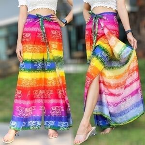 Chinrada - Womens Wide Leg Pants (tied in front & back)🇹🇭